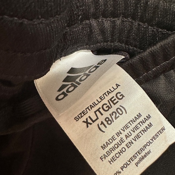 Adidas Athletic Blue White Multicolor Activewear Athletic Sweatpants Joggers - Picture 4 of 5